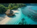 Download Lagu Tropical Beach Music with Beautiful Ocean Beach Views | Happy and Uplifting