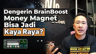 dengerin brainboost money magnet bisa jadi kaya raya