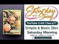671 Craft and Chat Exclusive Simple Basic Dies with one cut add an easy surprise to your cards