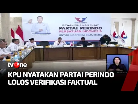 Partai Perindo Lolos Verifikasi Faktual KPU