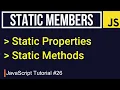 JavaScript Tutorial Static Members