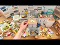 Miniature kitchen set installation ASMR Re-ment Collection