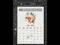 Make Number Sequence Calendar Numbering Scripts Adobe illustrator Tips and Tricks