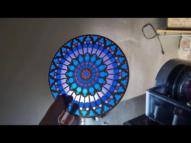 Stained Glass Snowflake Decorations video thumbnail