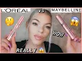 MAYBELLINE SKY HIGH MASCARA VS LOREAL LASH PARADISE WHICH ONE IS BETTER LETS SEE