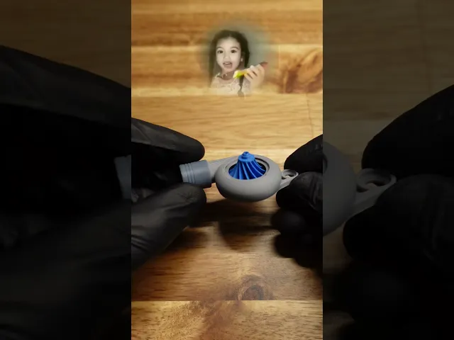 Turbine Keychain V3 - Fully 3d printable video thumbnail