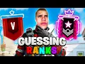 Guessing Your Rank in Rainbow Six Siege