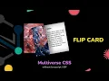 Tutorial Flip Card Animation Multiverse CSS without Javascript GIF SUNNY