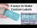 How to Make Clothing Labels