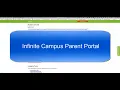 Infinite Campus Parent Portal