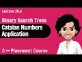 Catalan Numbers Application C Placement Course Lecture 28 6
