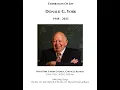 Donald G York Celebration of Life
