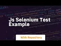 js selenium test example