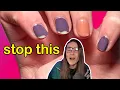this is why your nail polish doesn t last NAILS 101 redo class