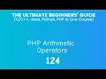 124 PHP Arithmetic Operators