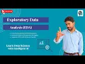 What is Exploratory Data Analysis EDA How EDA works and Steps involved in EDA