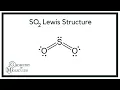 SO2 Lewis Structure Sulfur Dioxide Lewis Dot Structure