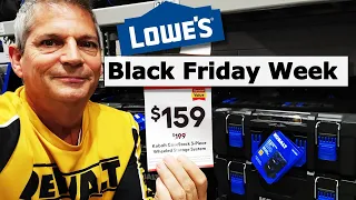 Lowes NEW BLACK FRIDAY Flyer Tool Deals