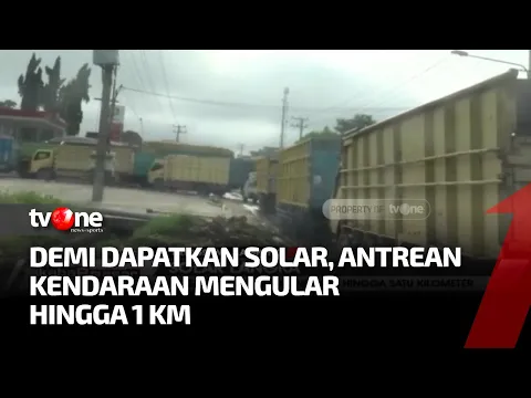 Kelangkaan Solar Terjadi di Sejumlah Daerah,Antrean Kendaraan Mengular