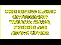 Code Review Classic cryptography toolbox Caesar Vigenere and ADFGVX ciphers 3 Solutions