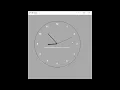 clock made with PYTHON
