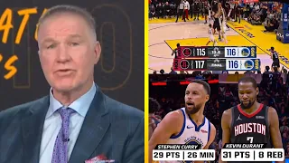 Kevin Durant is UNSTOPPABLE! - ESPN reacts to Rockets beat Warriors 117-116; Stephen Curry 29 Pts