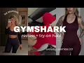 GYMSHARK NEW RELEASES review try-on haul