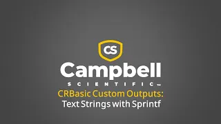 CRBasic Custom Outputs Text Strings with Sprintf