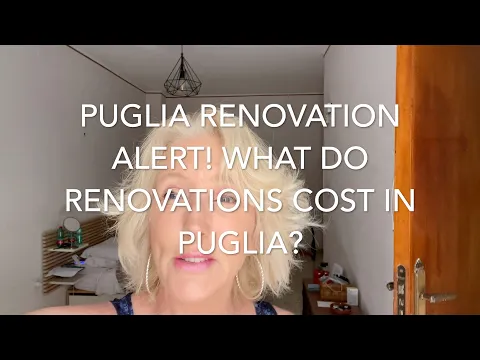 Download MP3 Puglia Renovation Alert! What Do Renovations Cost in Puglia? Here Are the Details!