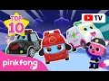 Lagu [TOP 10] Kids’ Favorite Car Songs \u0026 Stories | Toy Car, Police Car, Bus | Pinkfong Official