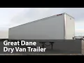 Great Dane Champion S1 Dry Van Trailer Maxim Truck Trailer