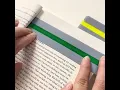 AD ReadEase Focus Tool Guided Finger Highlighter Strips Reading Set
