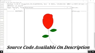 Draw Rose Flower With Python Turtle Graphics Kamaal ki class