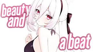 Nightcore - Beauty And A Beat (Lyrics)