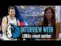 Luka Doncic - His hot mom Mirjam taking an interview on Dallas love affair with Luka