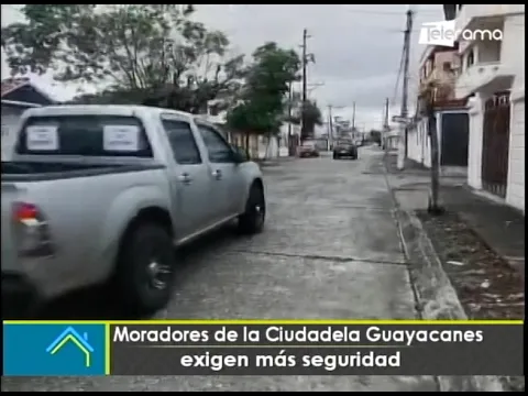 Moradores de la ciudadela Guayacanes exigen más seguridad