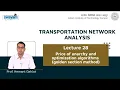 Lecture 28 Price of anarchy and optimization algorithms golden section method