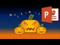 HALLOWEEN template on POWERPOINT