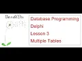 Database Programming Lesson 3 - Multiple Tables