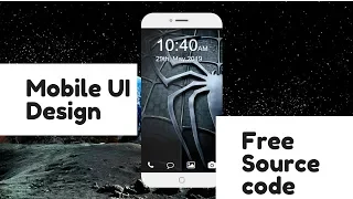Mobile UI Design HTML CSS Free Source Code