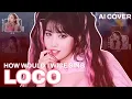 Download Lagu [AI COVER] How would TWICE sing LOCO by ITZY (lyrics + line distribution)