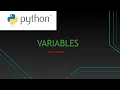 Python Variables Python Programming For Beginners PART-4