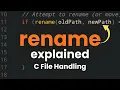 C Rename Function Explained Rename and Move Files Folders in C Programming