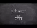 Simplifying a complex rational expression