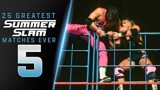 FULL MATCH Bret Hart vs Owen Hart WWE Title Steel Cage Match SummerSlam 1994