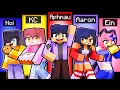 10 FRIENDS on one APHMAU BLOCK in Minecraft