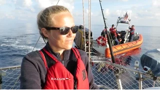 BOARDED BY THE U.S. COAST GUARD