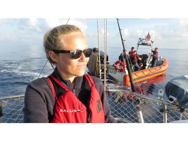 BOARDED BY THE U.S. COAST GUARD