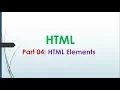 HTML Elements Bangla Tutorial HTML Part-04