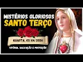 Download Lagu SANTO TERÇO MARIANO 🌹 MISTÉRIOS GLORIOSOS 🙏 QUARTA, 03/04/2024 🙌